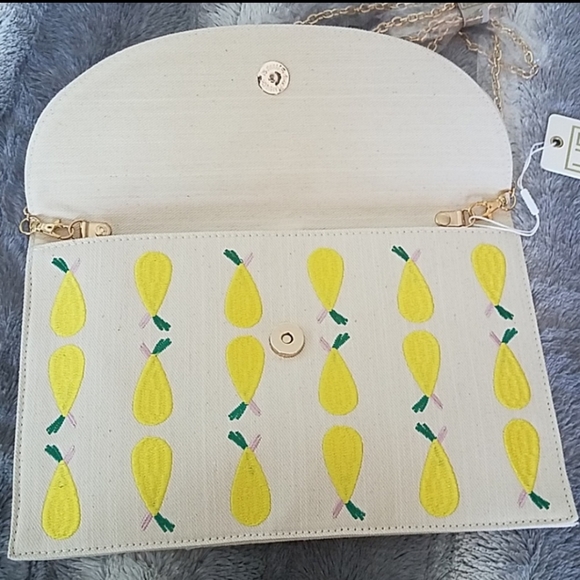 Urban Expressions Lemon Clutch NWT - Picture 7 of 7